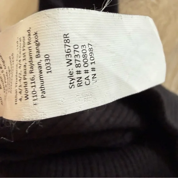 Alo Waffle Weekend Escape Mock Neck Long Sleeve sweatshirt Black Sz S - Picture 7 of 9